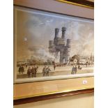 Limited edition no 281 Print titled the royal arch dundee signed Douglas Philips .