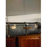 Vintage Trunk with metal and wooden bounding .