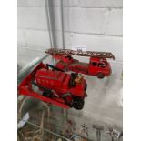 2 Dinky playworn vehicles includes fire truck.