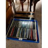2 boxes of CDs .
