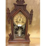 Large antique ginger bread clock .