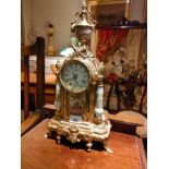 Large Heavy brass Robert Grant of london clock .