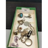 Lot of quality silver jewellery .