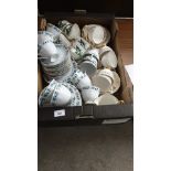 Box of tea wares .