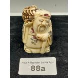 Chinese man immortal netsuke.