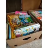 Box of children's books etc.