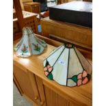 Tiffany style lamp shade together with other .