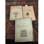 A Collection of French Paper Back Catalogues to include Les Vosges (Paris Henri Laurens Editeur)