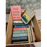 Box to include The Truants [A.E.W. Mason], The Plays of W.E Henley and R.L Stevenson, Titles to