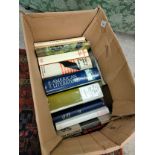 Box of books to include various Titles to include Winning Golf [B.Nelson], Louis Macneice in the BBC