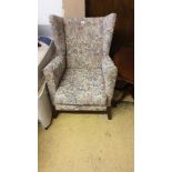 Mid century Parker knoll Retro Gull Wing Chair .