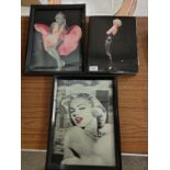2 marlyn Monroe modern 3d pictures together with book .