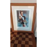 James Bond limited edition Collection Roger Moore For your eyes only limited edition print signed.