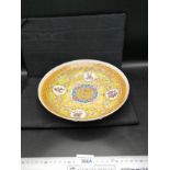 Early oriental bowl with 6 character signature. As found .