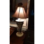 Large Modern Table Lamp With Cast Metal Base Stands 87 cms tall .