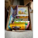 Box of children's books.
