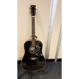 Encore Acoustic Guitar with electric modification model no SW 113 BHM .