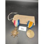 2 military world war one medals William Jones 57304 Royal field artillery driver .