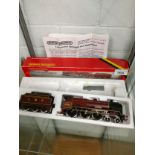 Hornby LMS patriot class 5xp 4-6-0 Duke of Sutherland loco and tender with box .
