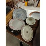 Victorian porcelain platter s etc.