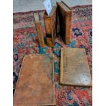 Lot of antique books to include Italian Theatre, Comedies and Tragedies, Vol l & ll, By The Most