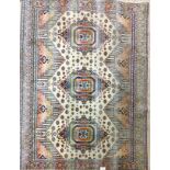 Persian style vintage rug .