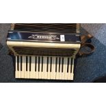 Hohner Accordion Model Carmen 11 with case Working .