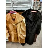 Fermina furs fur coat together with vintage fur coat size 12 .