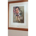From the James Bond Collection Timothy Dalton Licence To Kill Limoted Edition Print .
