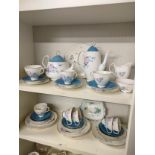 Large Royal Albert sorrento pattern tea service with tea pot , coffee pot etc.
