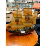 Vintage ship model .