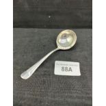 Silver hall marked Sheffield small ladle makers CB&S.