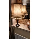 Good quality Tunnel Wood Table Lamp And Shade.