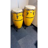 Huge Set Latin Percussion Tom Tom Drums standing 89 cms tall.