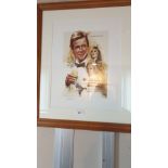 From The James Bond Collection Rodger Moore A View To A Kill Limited Edition Print .