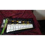 New cased Xylophone 2 sats Strikers And Spare Accessories with case .