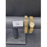 Charles Leman dress watch and bracelet set.