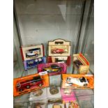 Shelf of models includes yesteryear classic models..