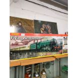 Boxed Hornby Flying Scotsman train set boxed .