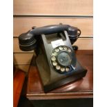 Vintage Bakelite phone.