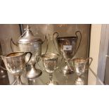 5 silver Hallmarked non weighted trophy 1002 grams silver.