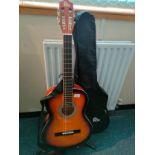 Quality Rio Spanish Acoustic guitar with Bag .