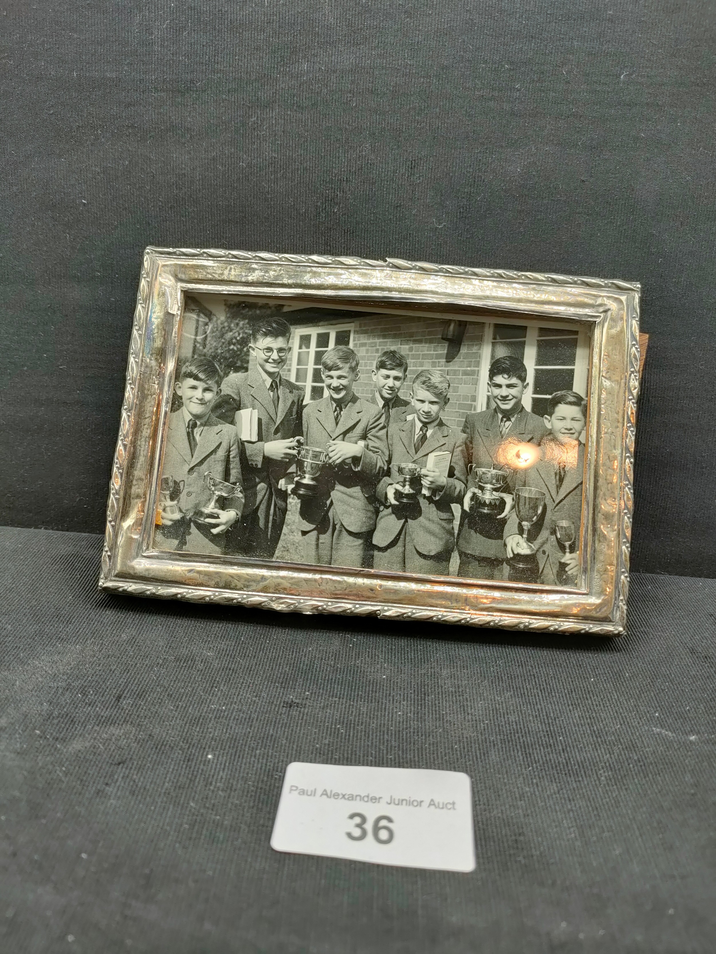 Silver photo frame . - Image 2 of 2