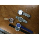 Lot of watches to include Seiko watch .
