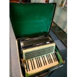 Hohner Carmen II model Accordian in fitted box .