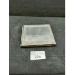 Indian silver heavy card case 105 grams in weight.