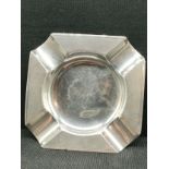 Silver hall marked ashtray mappin and Webb Sheffield and London ltd.