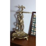 Large solid brass stick stand.