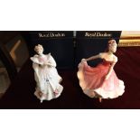 2 Boxed Doulton figures Olivia and Gillian.