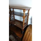 Vintage oak tea trolley / Bookcase .
